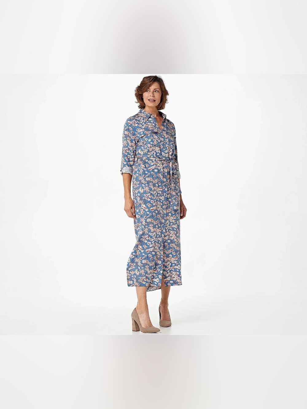 Haute Hippie Tribe Woven Button Front Shirt Dress